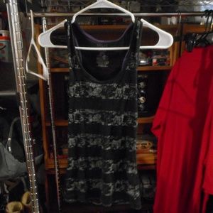 Women's Max Rave Black and Purple top